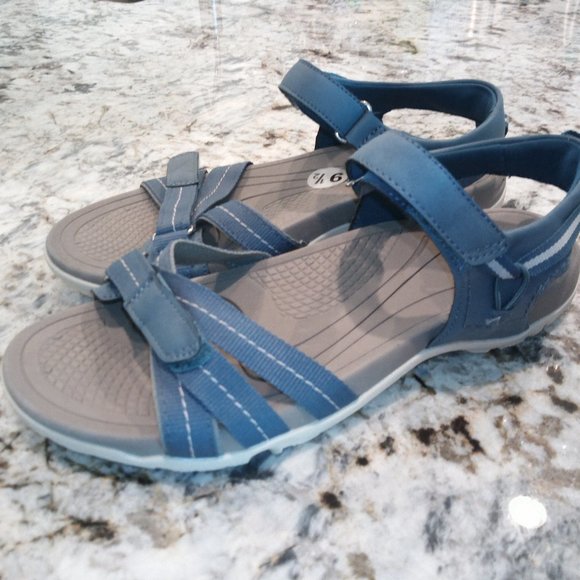 earth origins blue sandals
